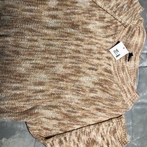 Salsa cold shoulder sweater in blush/ pink